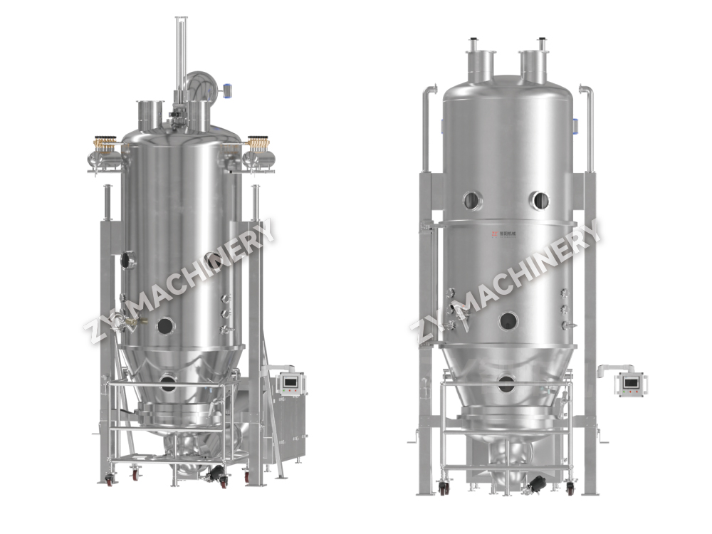 FL-B Fluid-bed Granulation & Drying Machine (One-Step Granulator) Suppliers, OEM/ODM Company - Changzhou Zhiyang Machine
